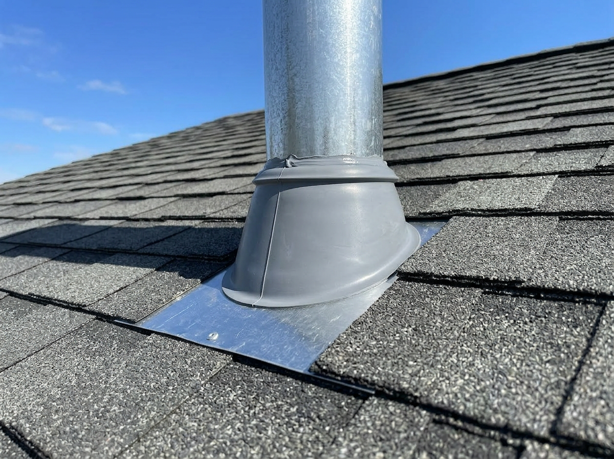 Sealed crawlspace vent and rooftop pipe penetrations protected against rodent entry